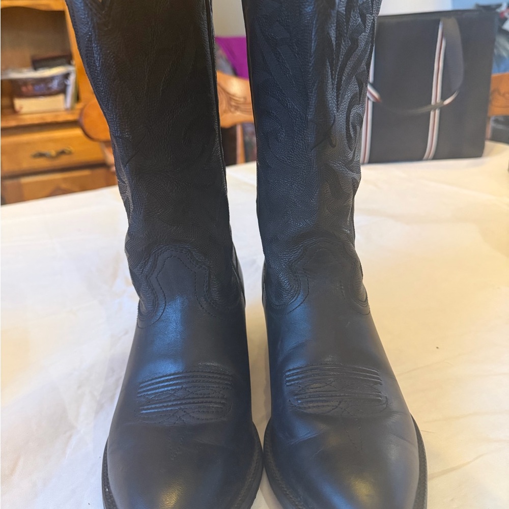 Twisted X Black Cowboy Boots Vintage
